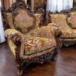 Królewski Włoski Zestaw Sofa + 2 fotele idealny