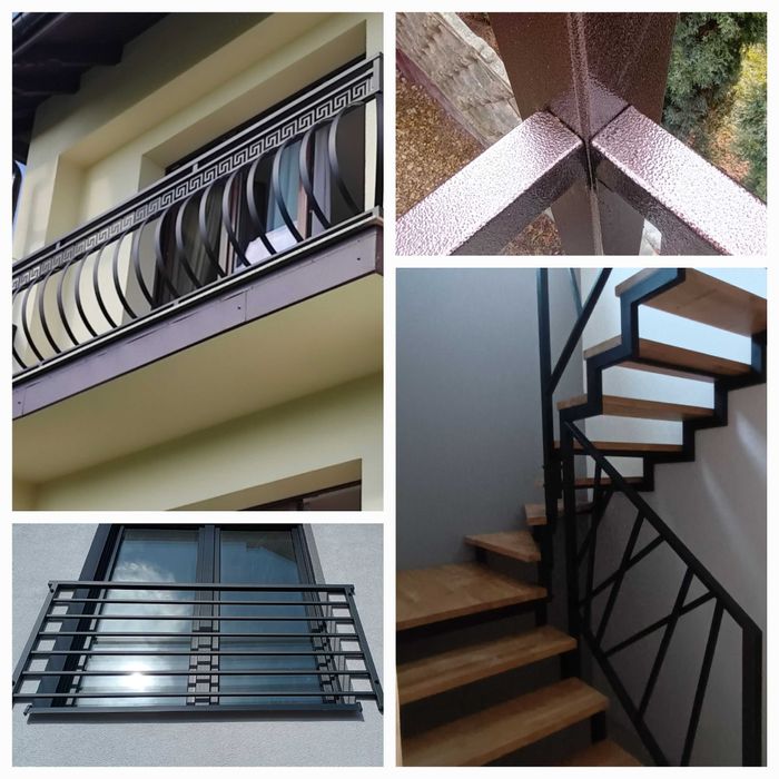 Bramy ogrodzenia balustrady