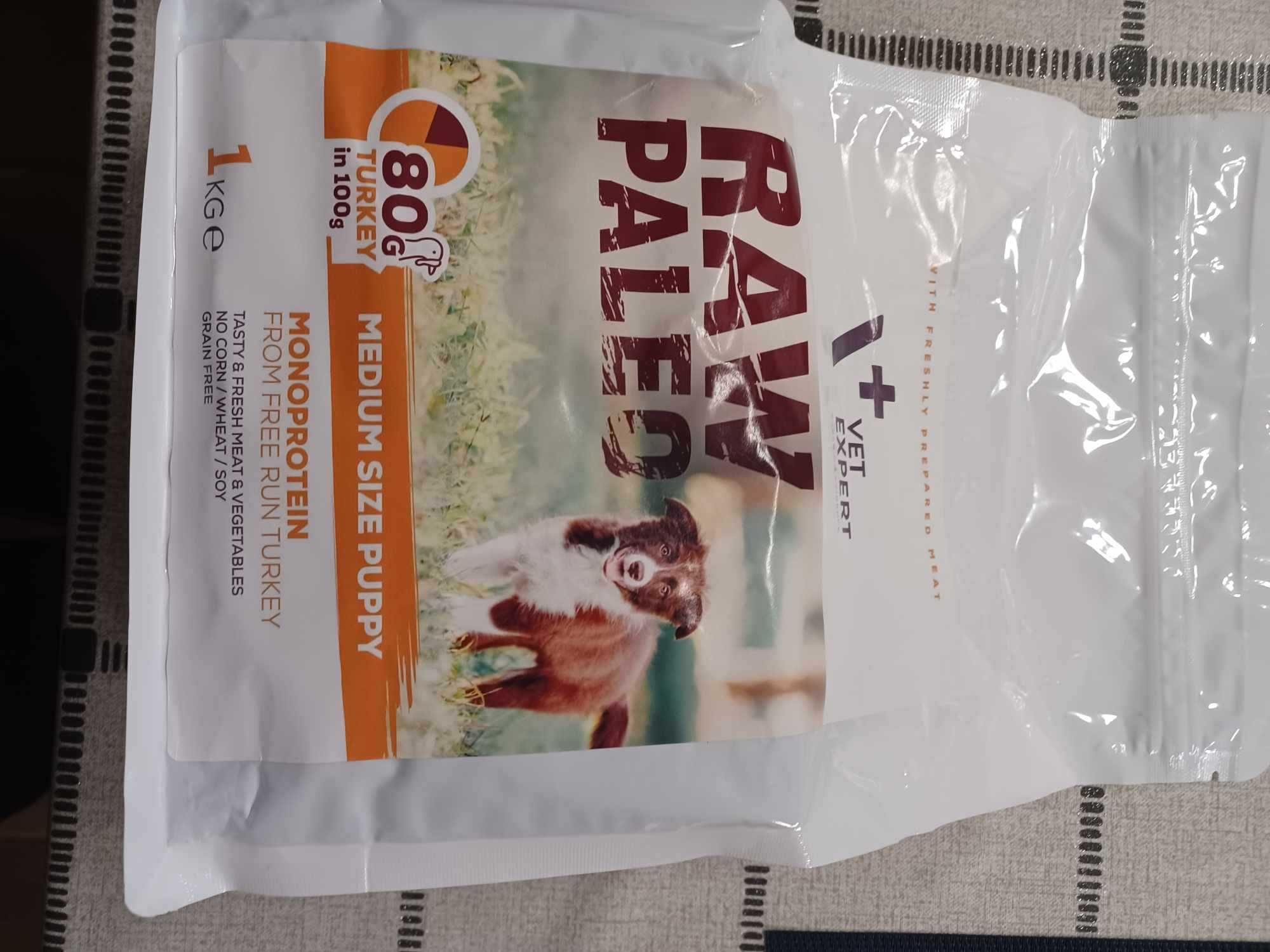 Promocja VETEXPERT RAW PALEO Puppy Medium 5 kg + gratis