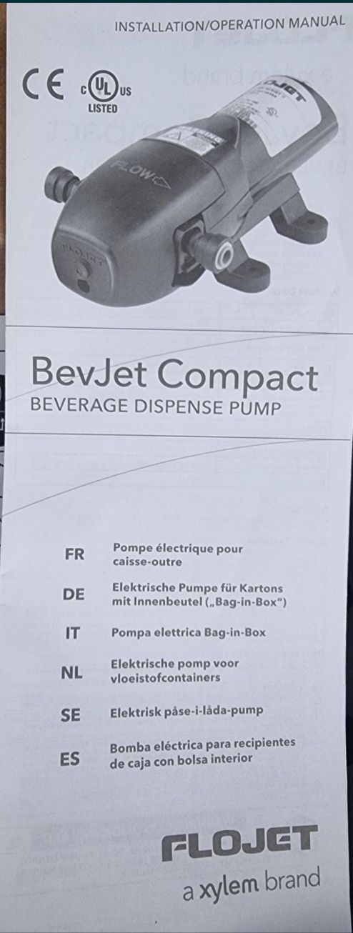 Pompka wody FLOJET BLC 3011A
Pompka jest nowa w oryginalnym opakowa