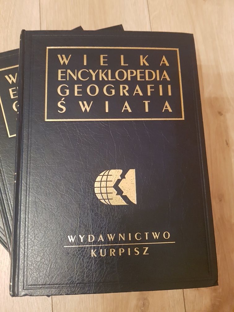 Wielka Encyklopedia Geografii Świata Kurpisz 1995 tom od 1 do 22