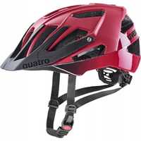 Uvex Quatro CC 52 57 S M dark red black MTB rowerowy czerwony