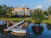 Apartament Marina Lake Iława Mazury Widok na jezioro Wakcje