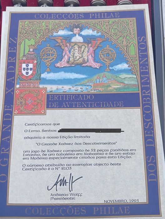 Xadrez antigo coleção