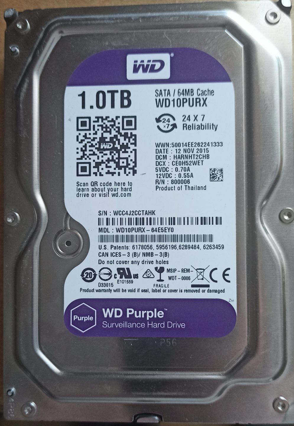 HDD 1Tb 3.5" диск