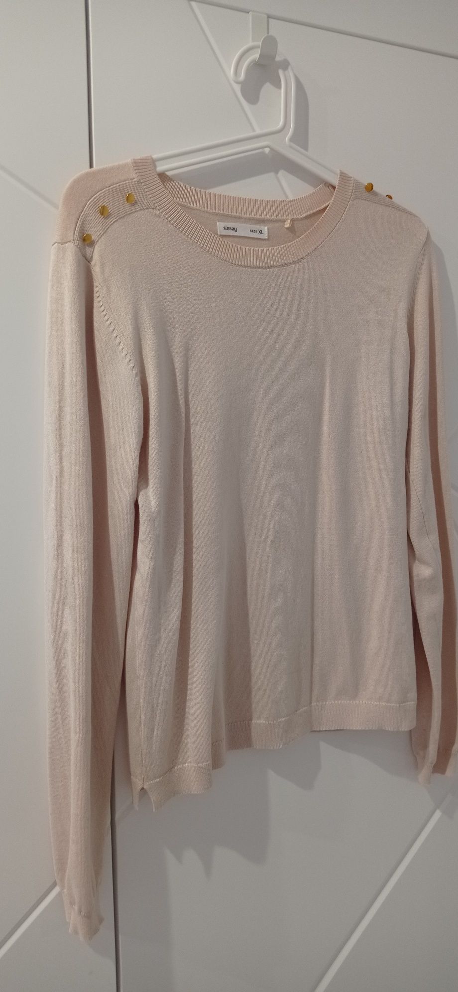 Beżowy sweter Sinsay xl 40 42