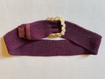 Cinto roxo Massimo Dutti