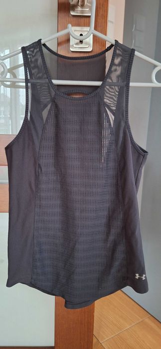 T-shirt S Under Armour damski sportowy czarny