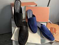 Шльопки мюли лоферы мужские лоро пиана lp loro piana