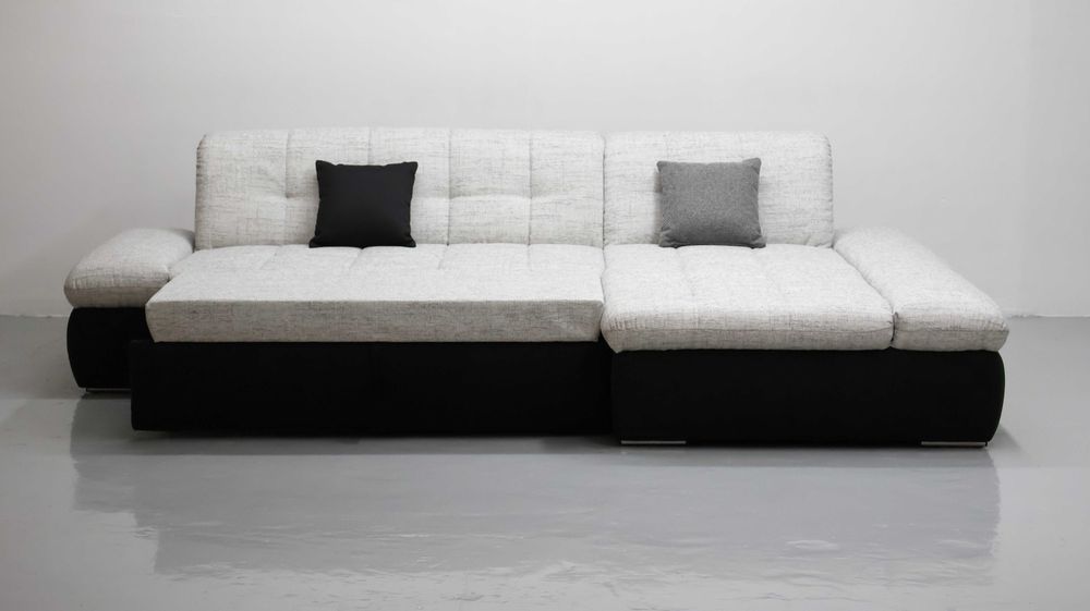 TMU Narożnik funkcjA spania tkania rozkładana rogówka salon sofA