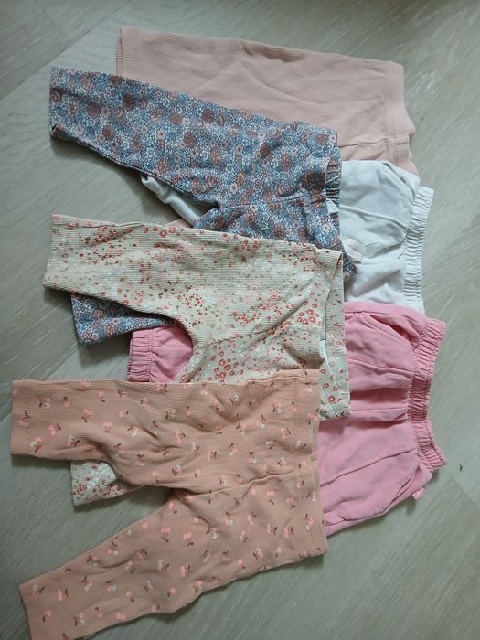 Spodenki 68 zestaw 6 sztuk dla dziewczynki
