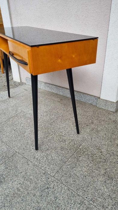 Biurko Konsola Toaletka Mojmir Pozar Design PRL lata 60 Czechosłowacja
