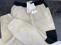 Контрастні флісові джогери, штани zara, оригінал, 10-11 років