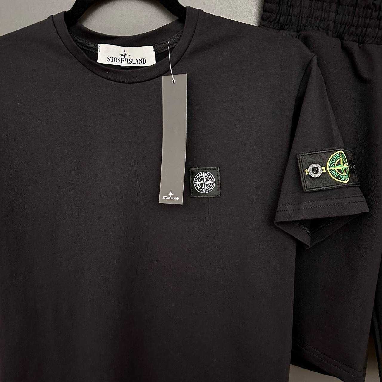 Костюм Stone Island футболка шорти Стон Айленд комплект літній XS-3XL
