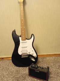 Гитара Fender Stratocaster (+ USB усилитель)
