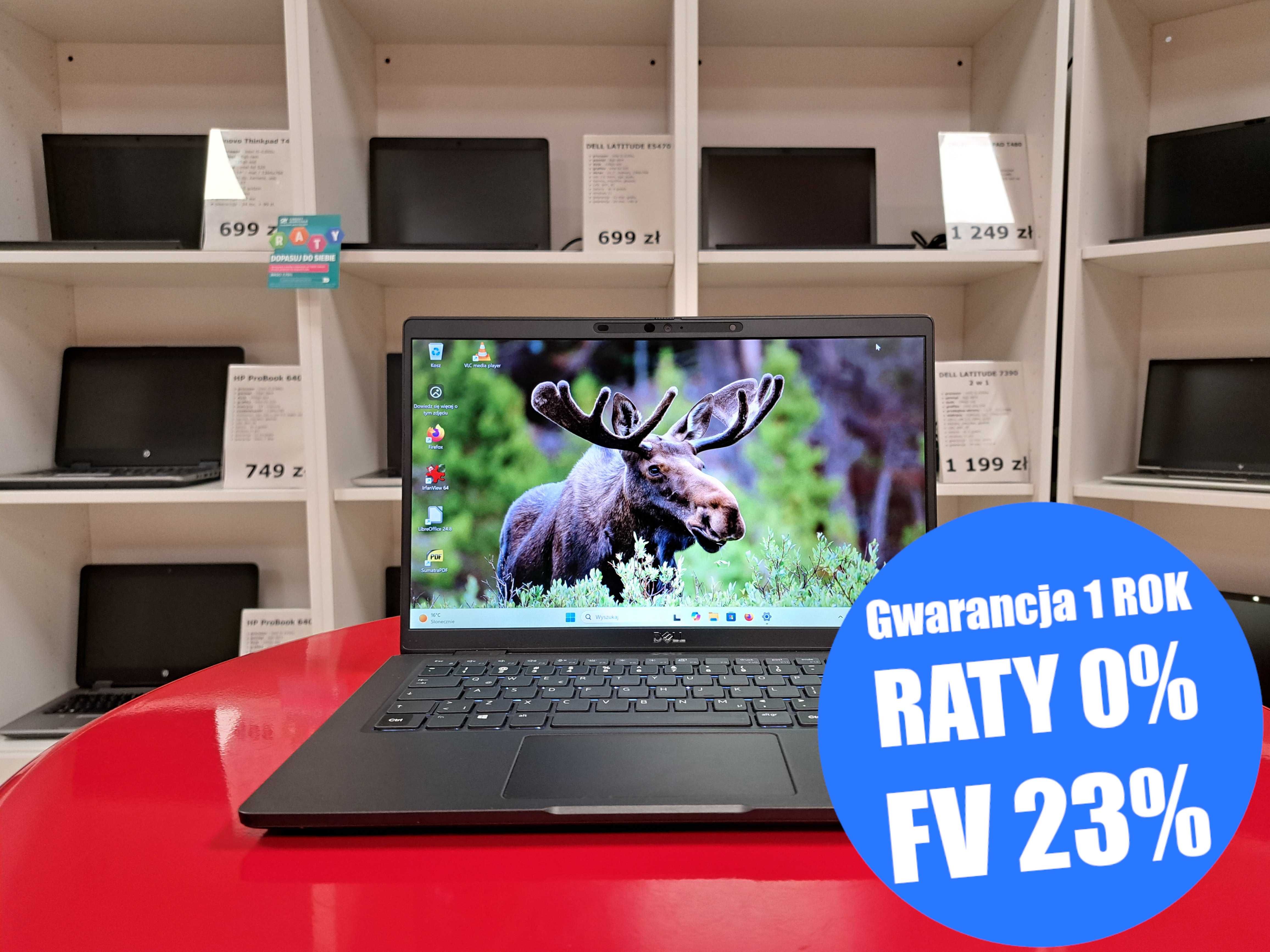 Laptop Dell Latitude 7320 13" i5-11gen 8GB/256SSD FullHD Win11 Kamera