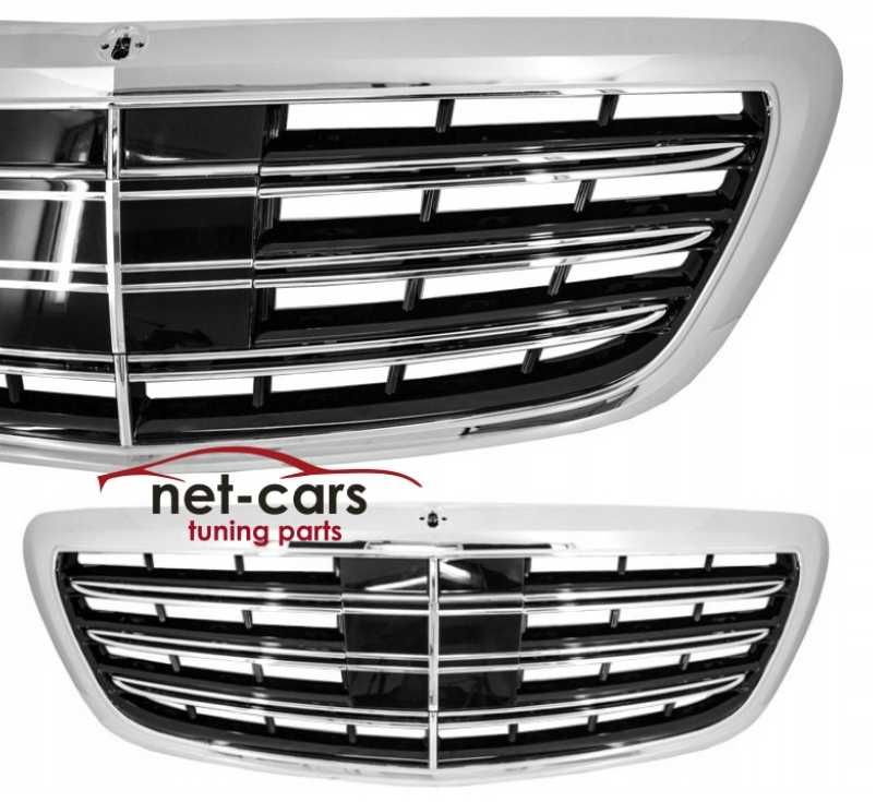 Grill Atrapa MERCEDES S W222 S63 S65 wzór AMG Chrom