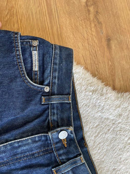 Calvin Klein spodenki szorty wysoki stan xs s jeansowe