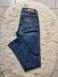 Granatowe jeansy skinny Levi's rozmiar W28 L32