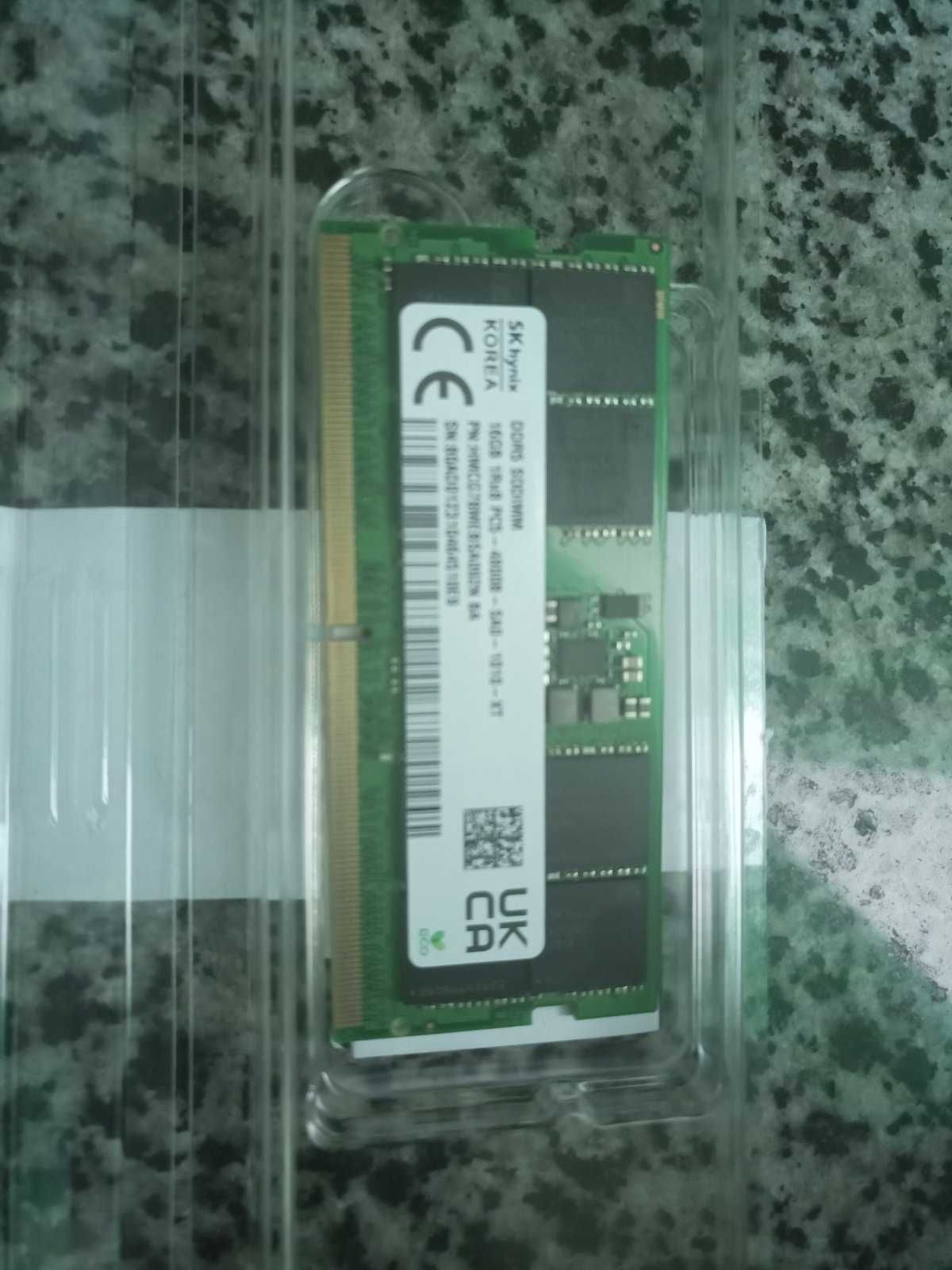 Оперативна пам'ять Hynix SO-DIMM DDR5 16GB 4800MHz. Нова!