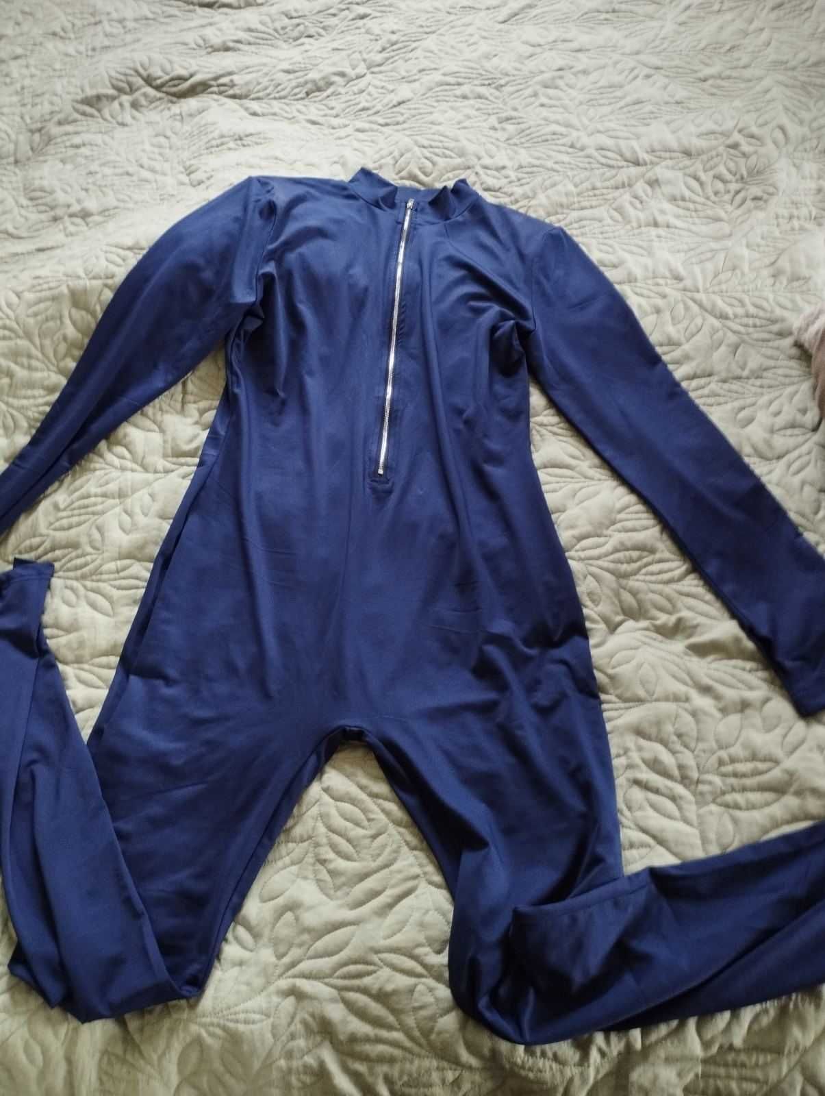 Elegancki kombinezon ciemnoniebieski Rozmiar XL