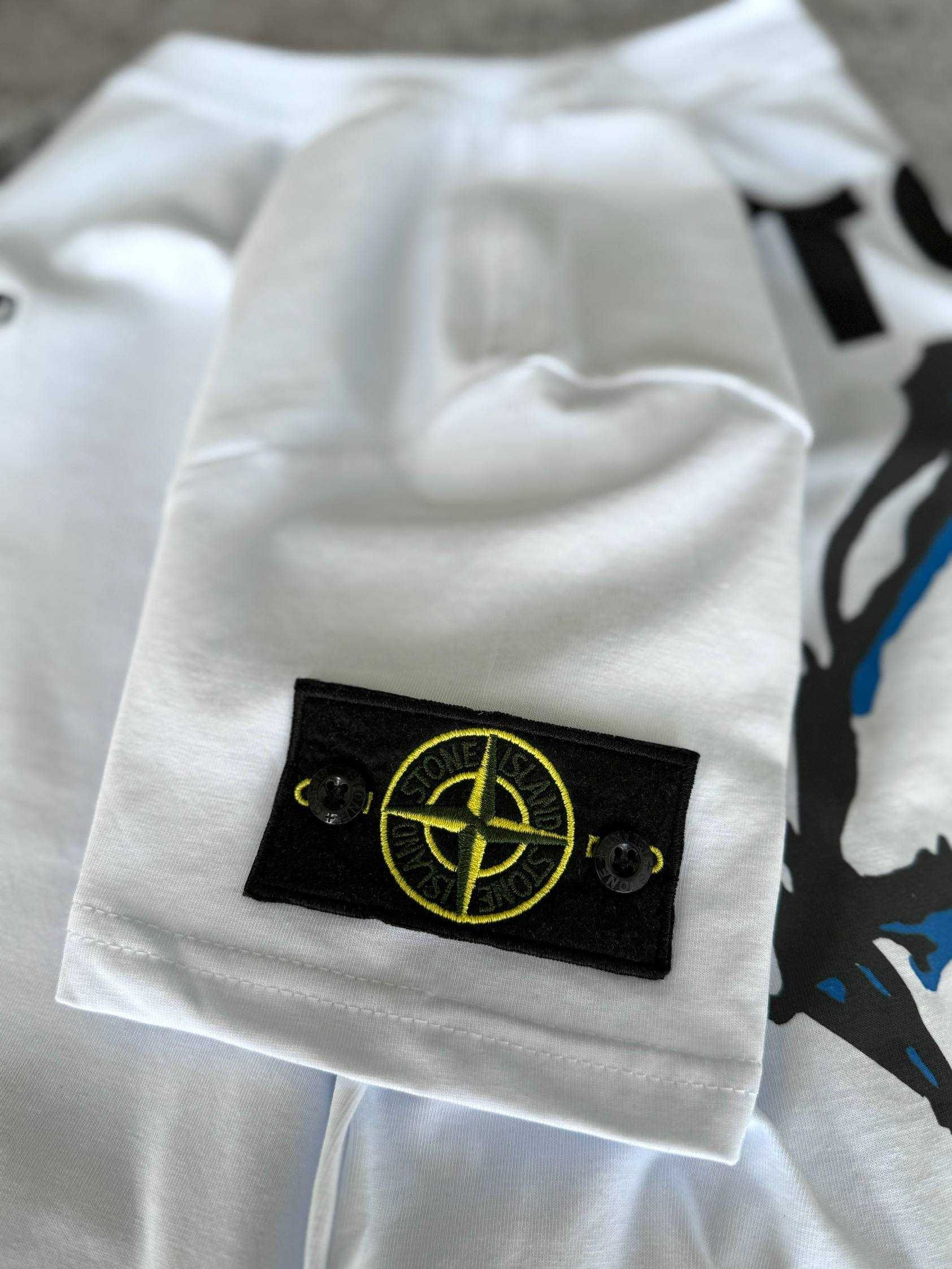 Люкс, 3 Цвета, Футболка Stone Island