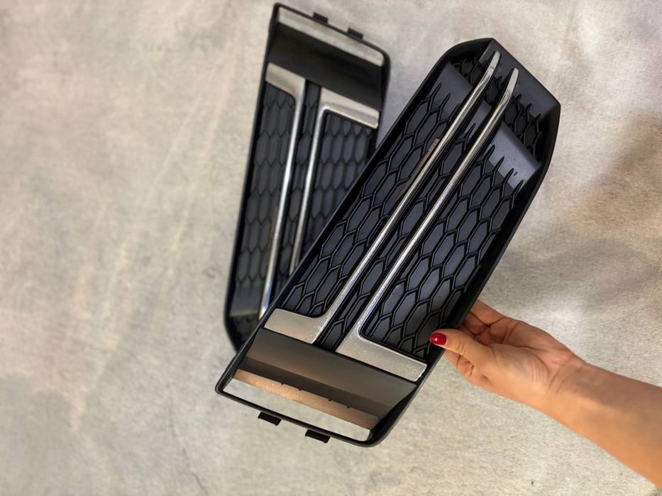 Нижні решітки бампера на Ауді а4 б9(2017р) s-line