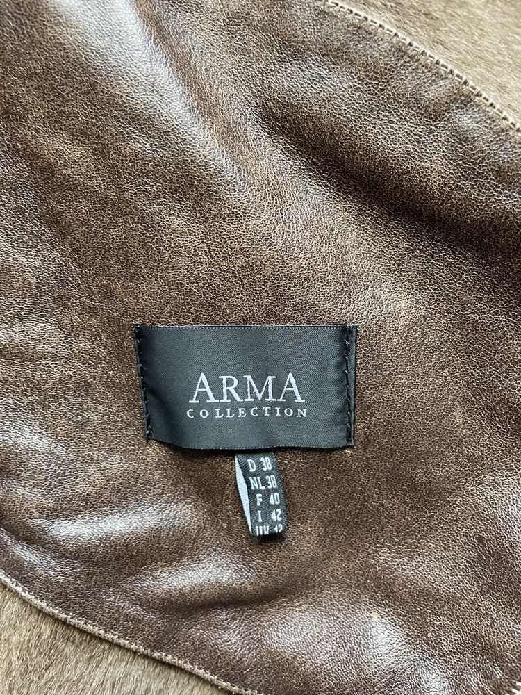 Płaszcz naturalne futro ARMA r.38