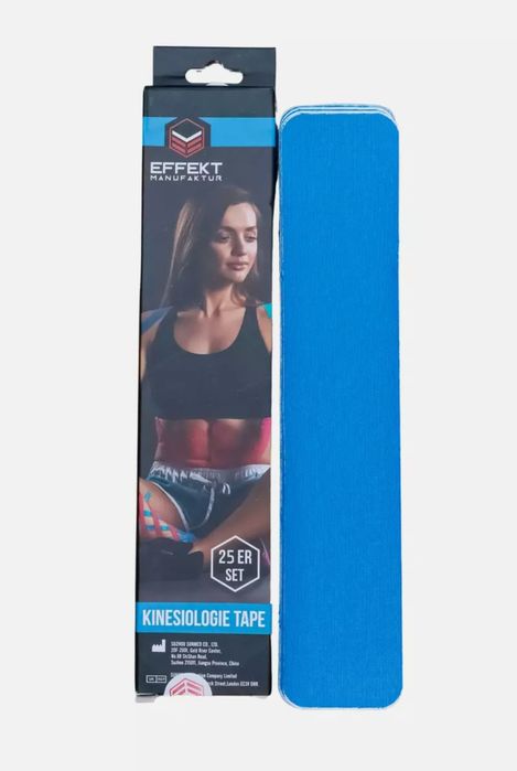 Tejpy ​Kinesiology Tape 25 szt. - Taśmy Kinezjologiczne Wodoodporne -