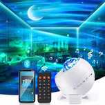 Projektor gwieździstego nieba LED dla dzieci głośnik bluetooth RGB 3D
