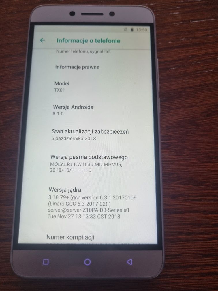 Blaupunkt Smart TX 01 2sim smartphone 5.5" Android 8.1