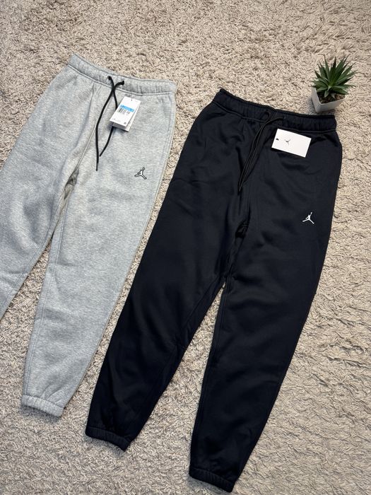Штани Nike Jordan чорні на флісі чоловічі | Спортивні