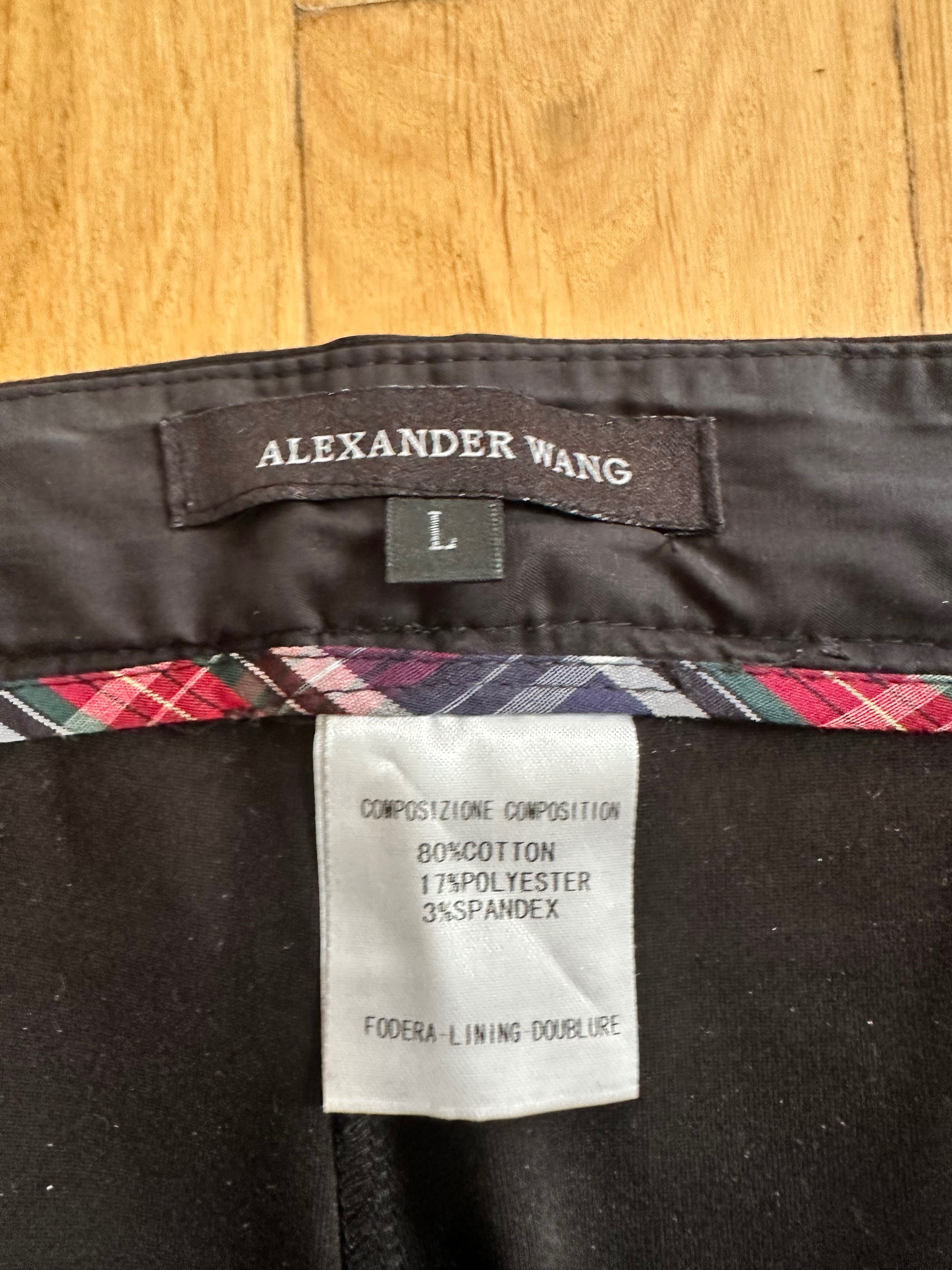 ALEXANDER WANG spodnie damskie, czarne, roz. L (bardziej M)