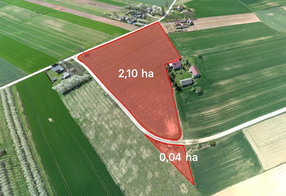 Sprzedam działkę 2.14 ha Leszczków Gmina Lipnik cena do negocjacji