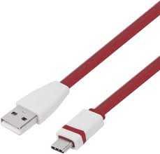 Kabel USB TB Print USB-A - USB-C 1 m Czerwony