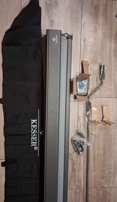 Markiza Pionowa Roleta Zewnętrzna Mechanizm Korby Ręcznej 160x250