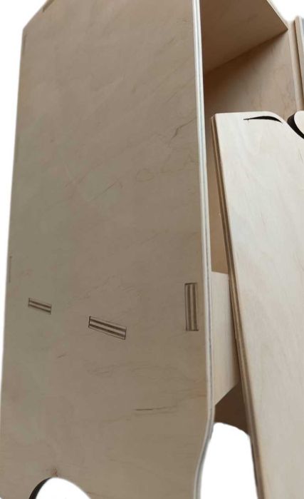 Skrzynka pudełko na sok 5l drewniane