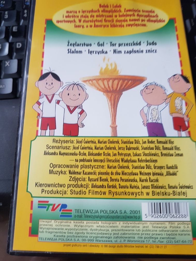 Bolek i Lolek Bajki kasety VHS ,Klasyka PRL 3 szt.