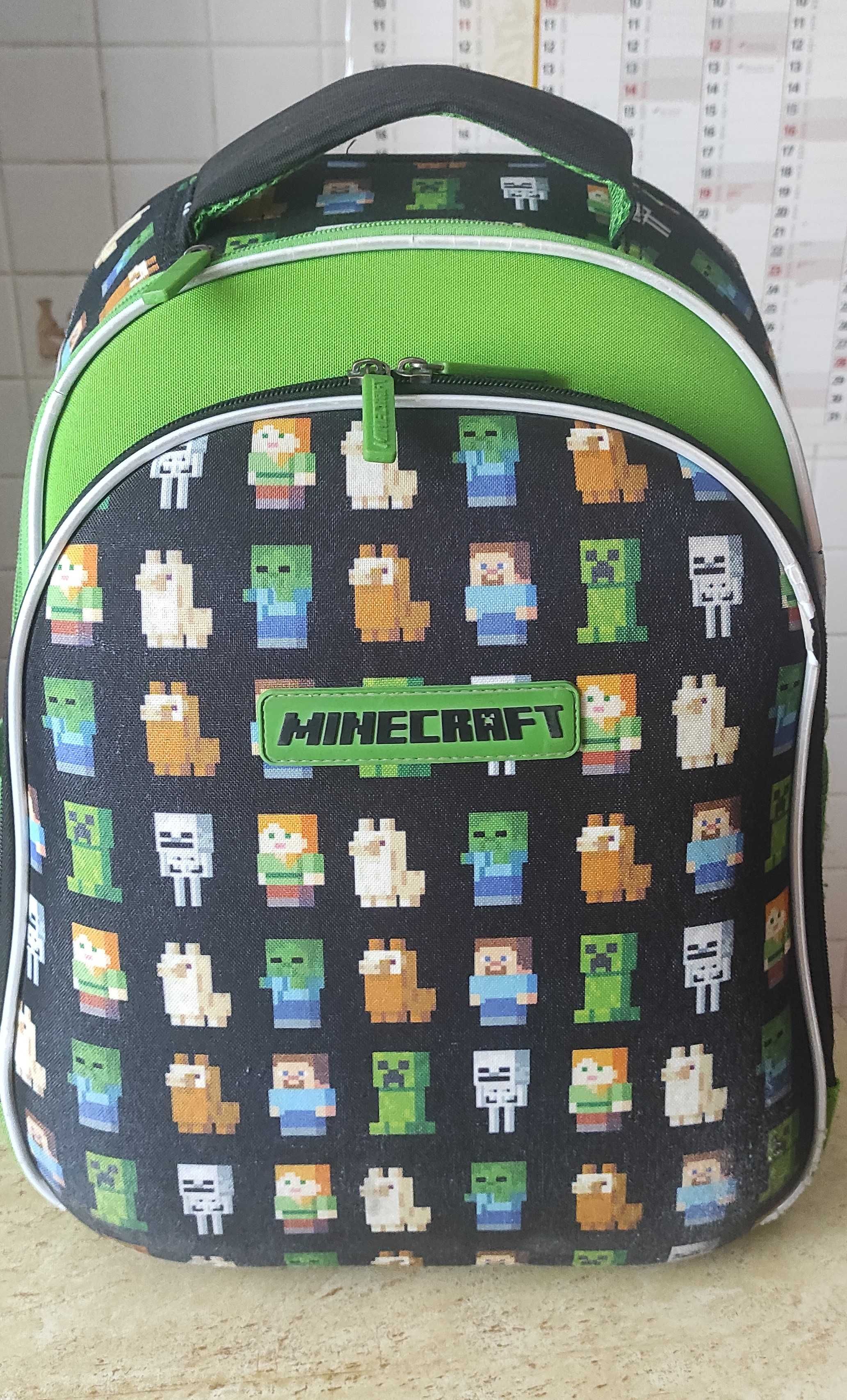 Plecak Minecraft + worek+śniadaniówka