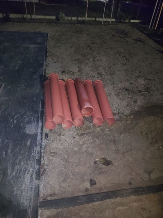 Rury kanalizacyjne 160- 1m - 7 sztuk