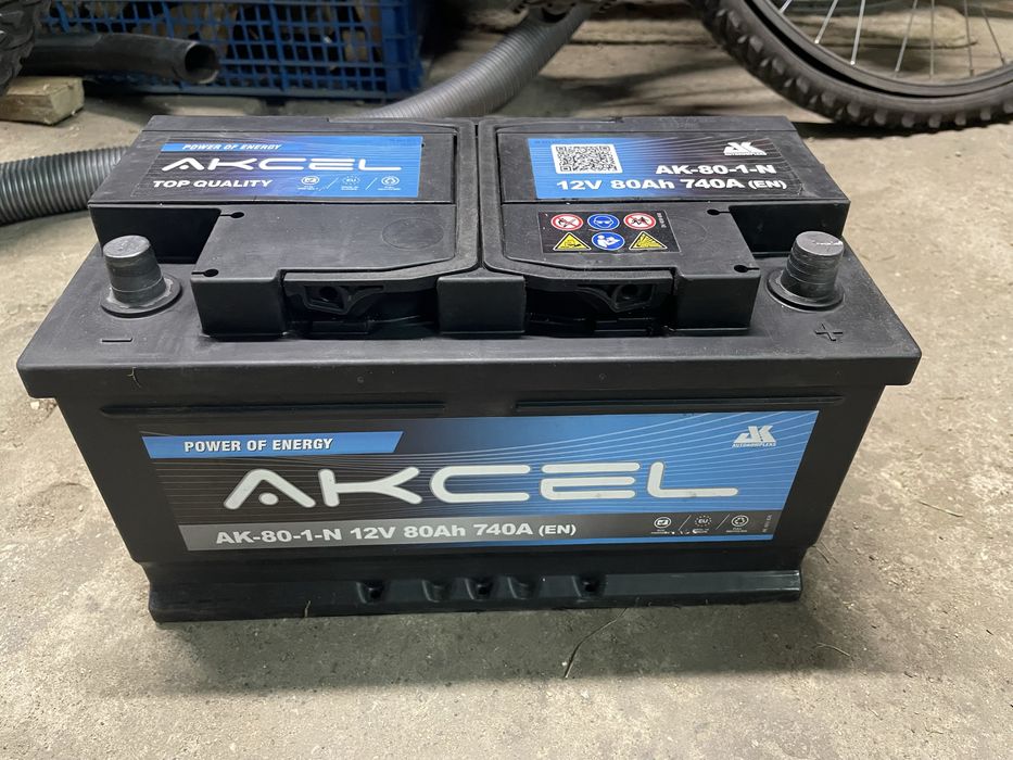 Akumulator akcel 80ah 740a