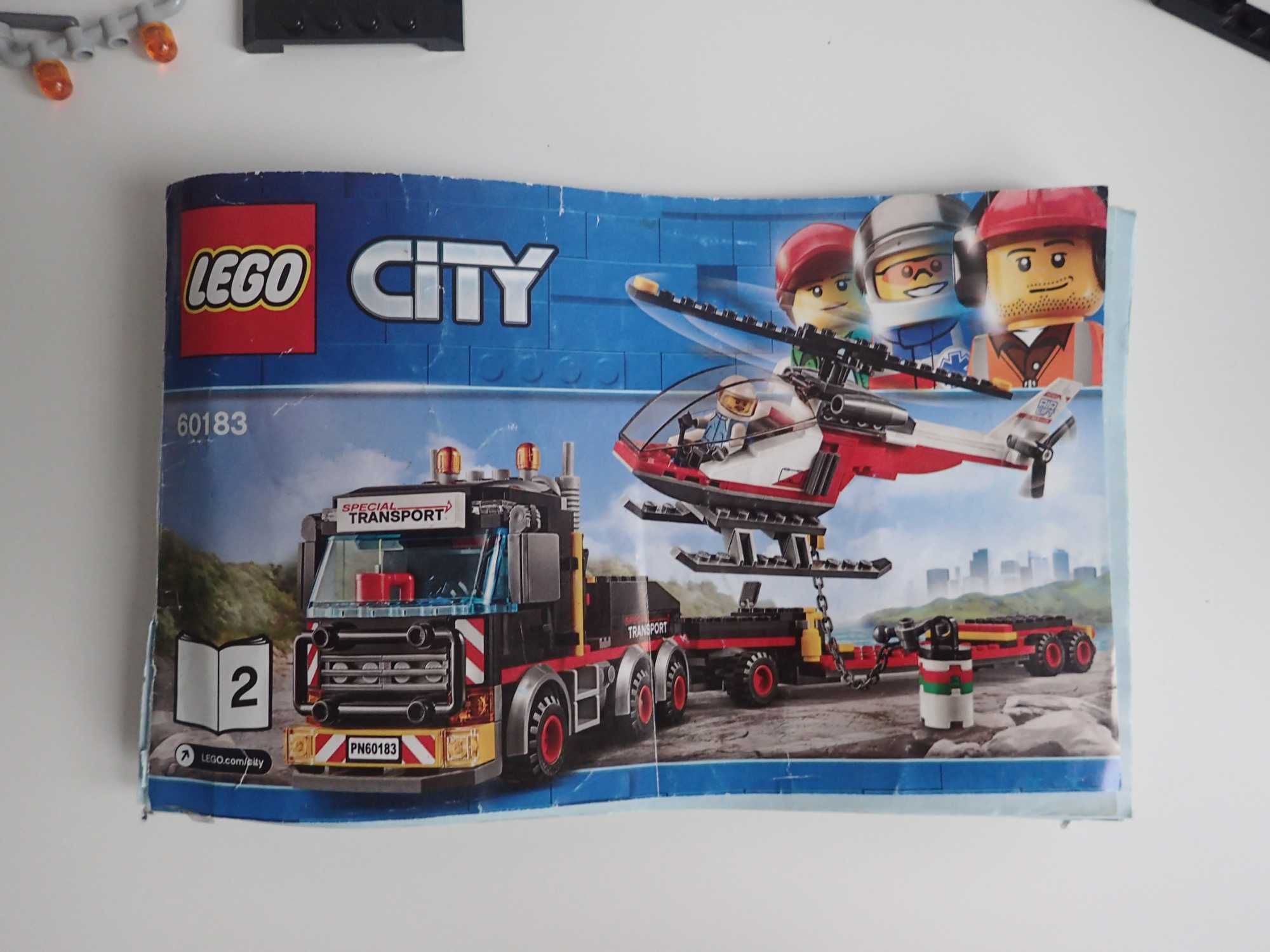 zestaw lego City  60183 transporter ciężkich ładunków