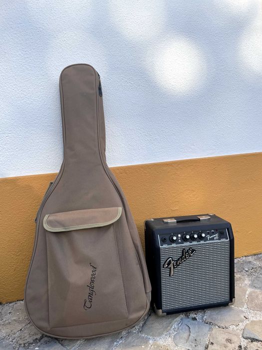 Guitarra Tanglewood Eletroacústica + Amplificador Fender