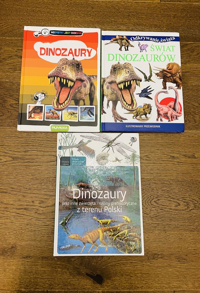 Książki o dinozaurach