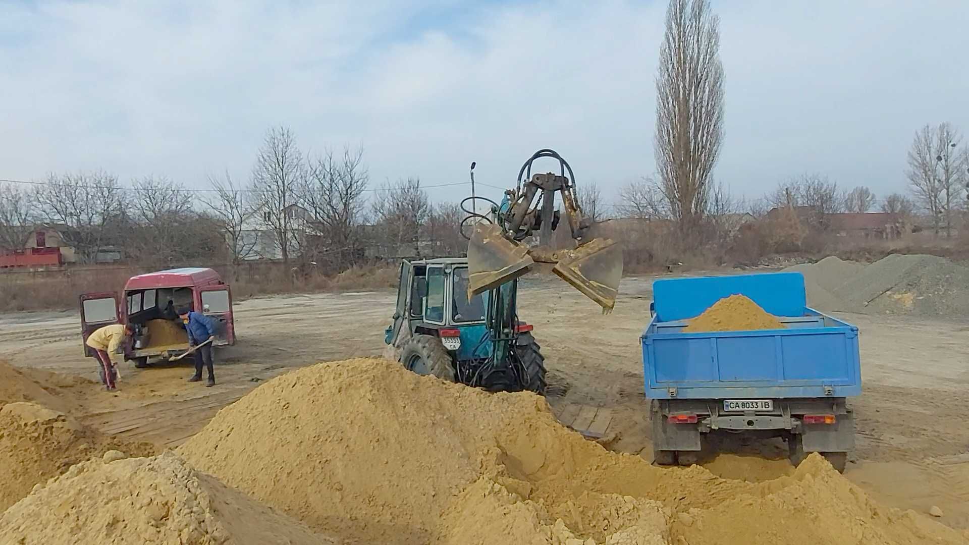 Щебінь, Відсів, Пісок,Пісок річковий , Камінь, Чорнозем