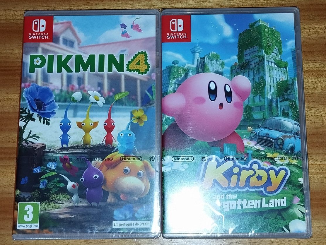 Pikmin 4 e Kirby and the Forgotten Land