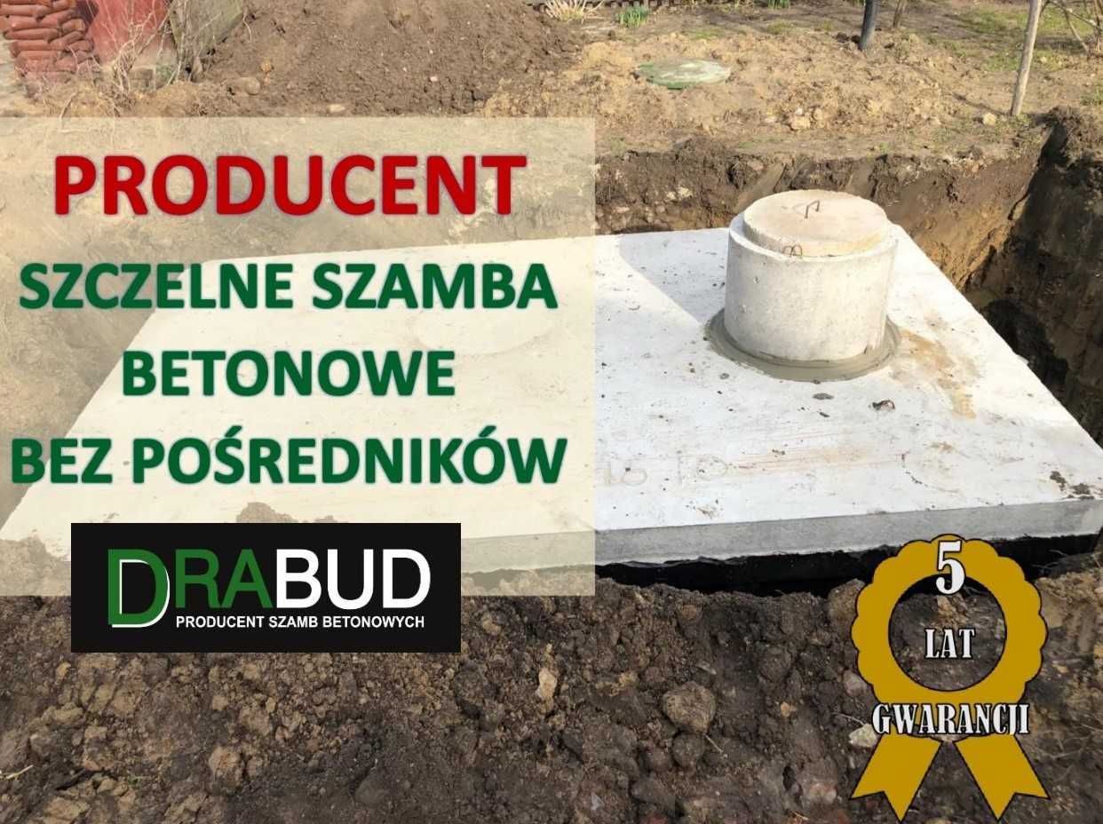 Zbiorniki betonowe, szczelne szamba 4m3, 10m3