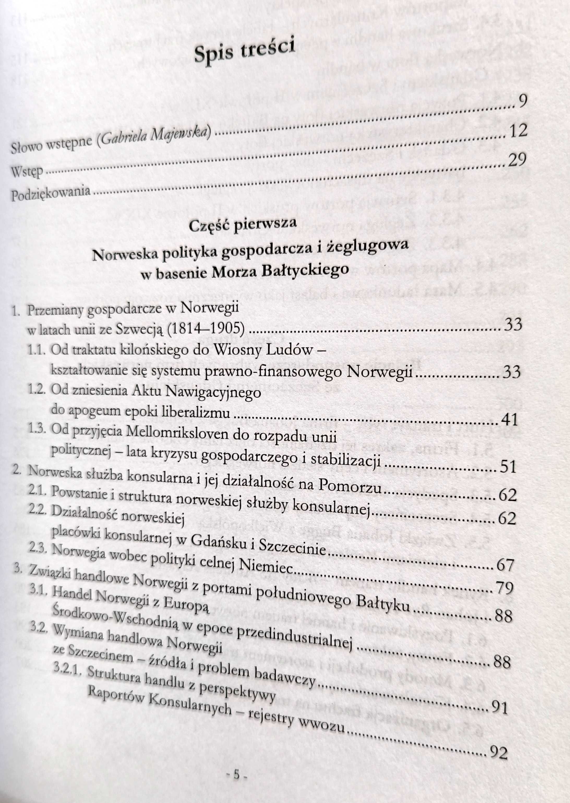 Związki gospodarcze Norwegii z Gdańskiem i Szczecinem w II połowie XIX