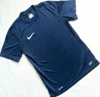 Nike - granatowy sportowy t shirt rozm S