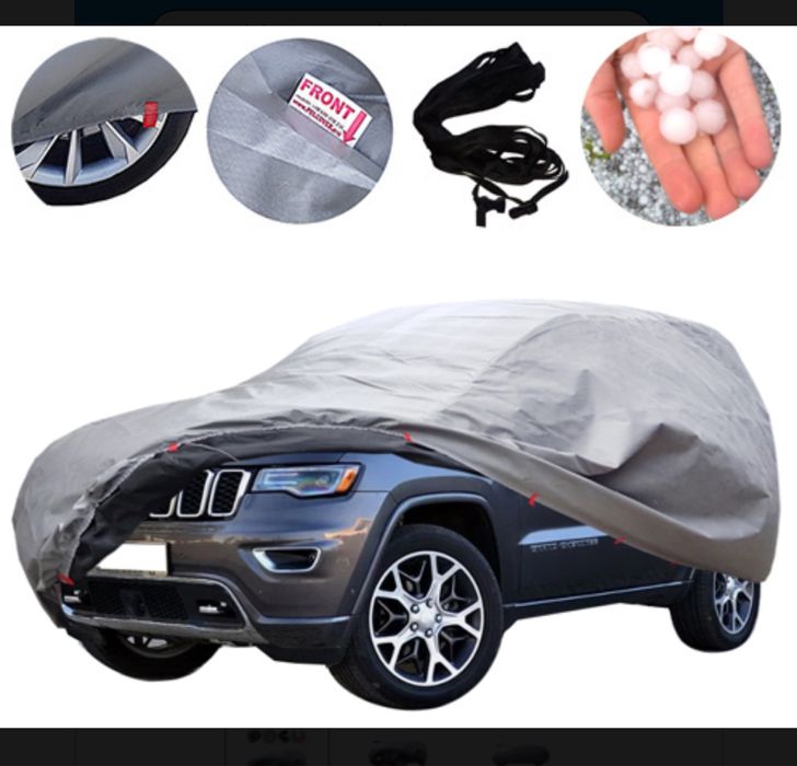 Pokrowiec POLCOVER na samochód z warstwą amortyzującą grubości 7mm